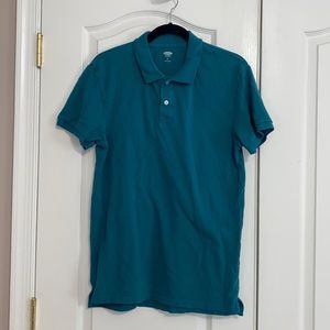 Short sleeve cotton Polo shirt Teal